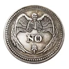 1PC Bronze Yes No Commemorative Coin Souvenir Challenge Collectible Coins Collection Art Craft Gifts Drop Shipping ► Photo 2/6