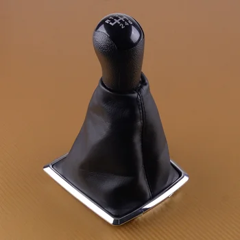 

CITALL 6 Speed Gear Shift Shifter Knob Stick Lever Gaiter Cover Boot Fit For Ford Focus Mondeo MK2 II 2004 2005 2006 2007-2011