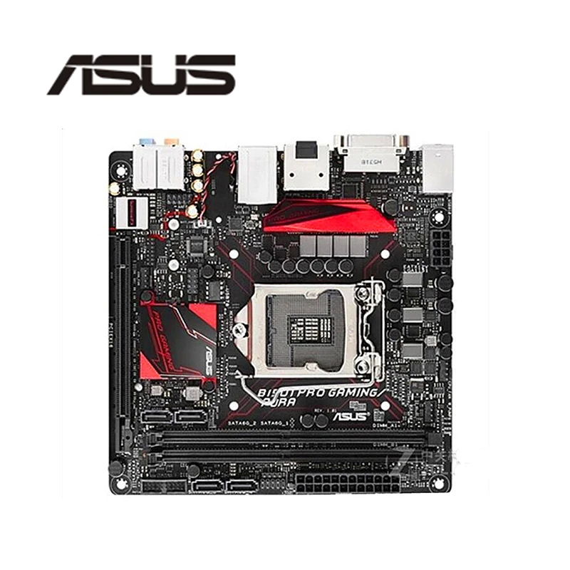 Материнская плата для Asus B150I PRO игровая AURA оригинальная б/у настольных ПК Intel B150 B150M