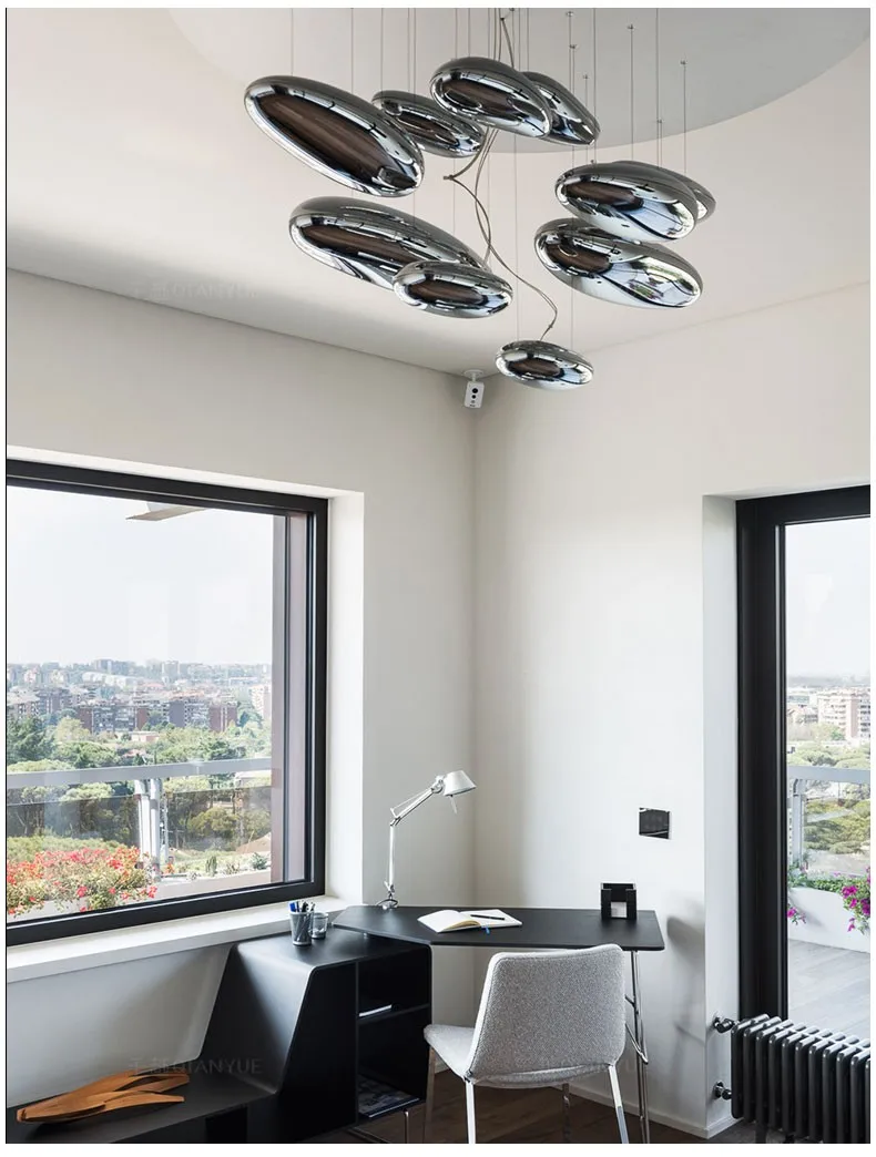 Description Picture 5 of itemLarge chandelier Luxury Mercury Collection Postmodern Creative design lamp replica Dining Room  Art bedroom chandeliers