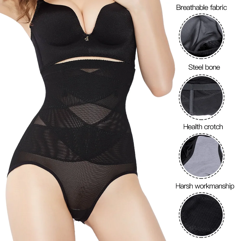 Nebility Women Waist Trainer Shapewear Thong Bodysuit Seamless Tummy Control  Pan