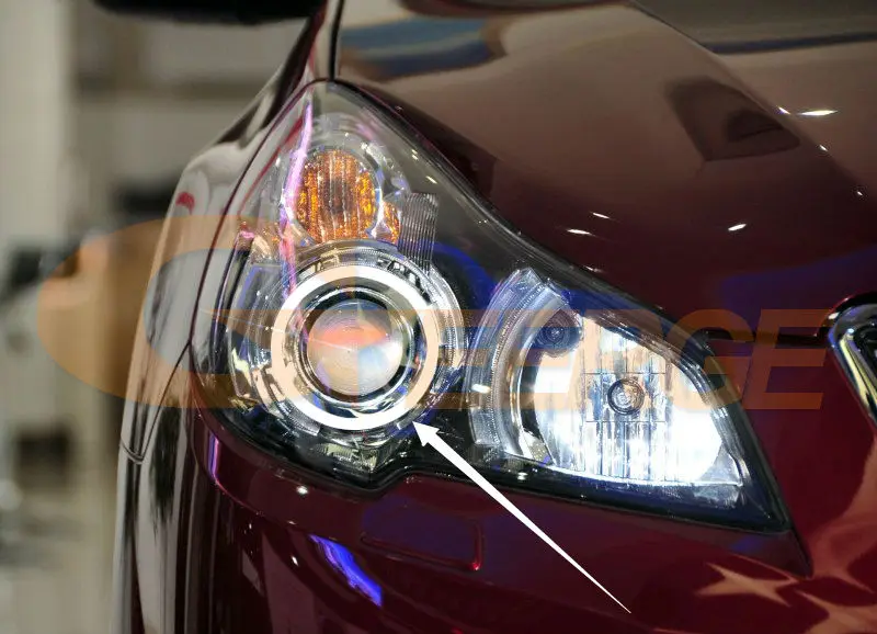 Для Subaru Legacy B4 Liberty V 2010 2011 2012 отличный ультра яркий SMD СВЕТОДИОДНЫЙ ангельские