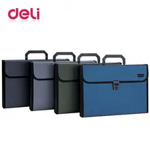 Deli 1 шт бумаги карман 12 пакет Прочный управление хранения документов аккордеон A4 файл