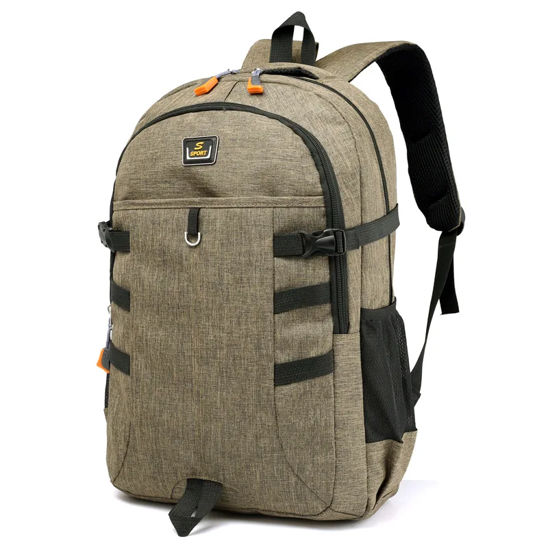 Оксфордский водонепроницаемый рюкзак для ноутбука 14 дюймов, мужские рюкзаки для девочек-подростков, дорожный рюкзак, сумка для женщин и мужчин, школьные сумки Escolar - Цвет: brown