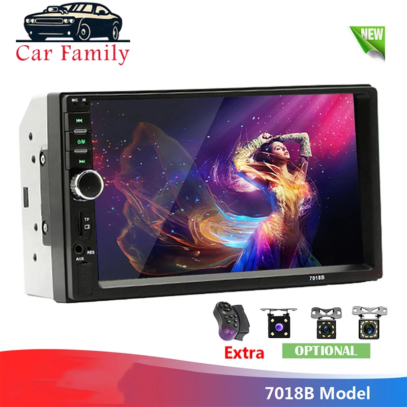 

Car Family Car Radio 2 Din Multimedia Player Universal MP5 Player 7"Touch BT Car autoradio Audio Stereo With Rear View Camera