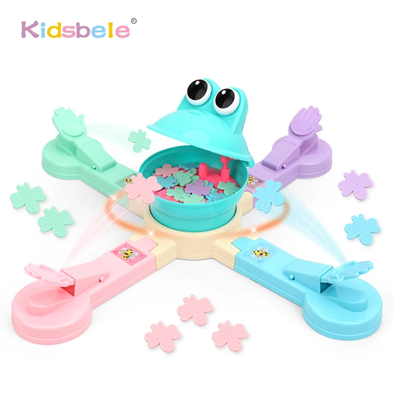 Игра кормящая лягушка едает печенье забавные домашние игрушки для детей и