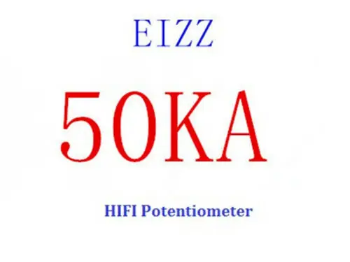 Eizz 10K 25K 50K 100K 250K Точность 24 шаговый потенциометр громкости 24 файл частичное давление звуковой потенциометр - Цвет: 50K