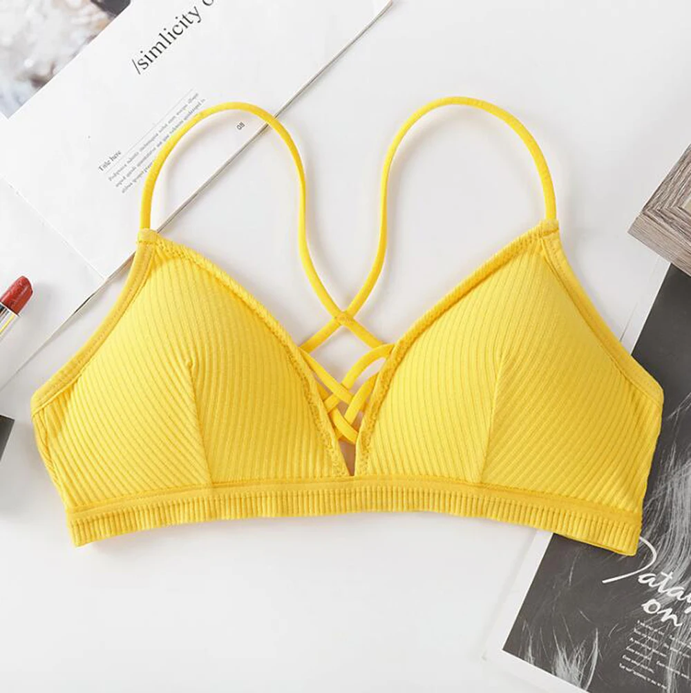 807 Yellow Сексуальный женский короткий топ без косточек с завязками на шее, элегантные топы без рукавов, короткие футболки, вечерние топы - Цвет: 807 Yellow