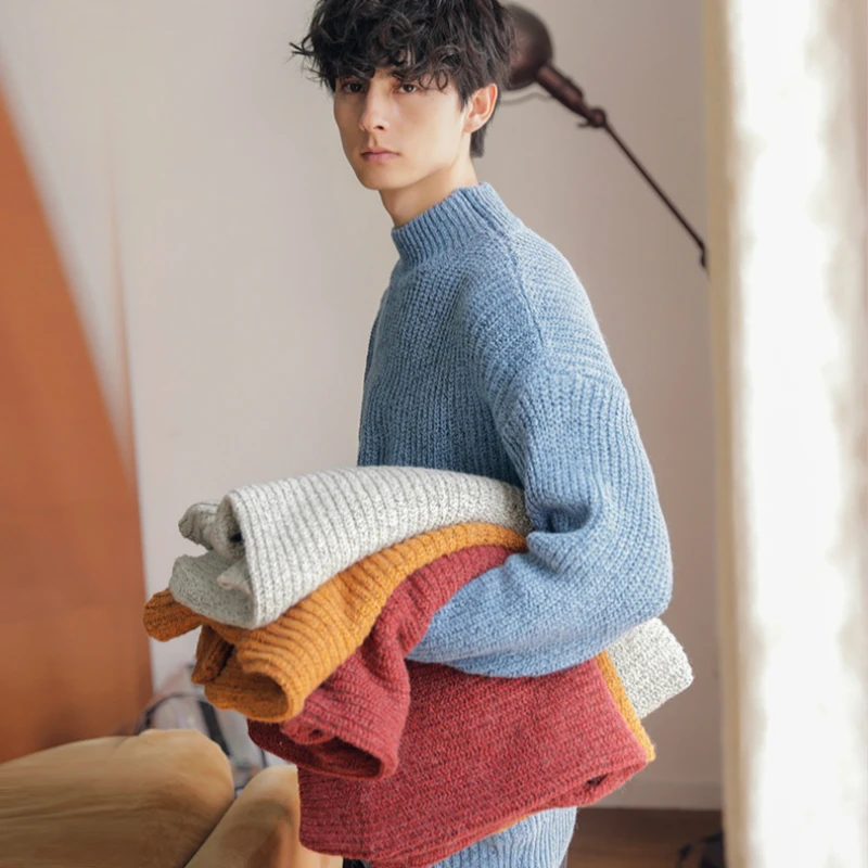 Mens Sweater Striped Pullovers Casual Male Sweater Streetwear Autumn Spring Sweater Men Oversize Soft Warm Tops Winter Sweater Mens Sweater Striped Pullovers Casual Male Sweater Streetwear Autumn Spring Sweater Men Oversize Soft Warm Tops Winter Sweater
