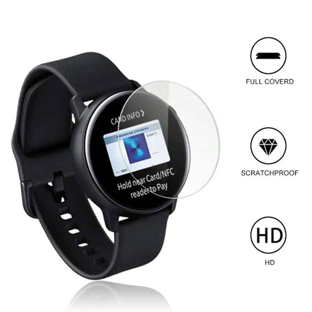 

New 1Pc 3Pcs 0.26mm Tempered Glass Screen Protector for Samsung Galaxy Watch Active