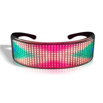 

LED Bluetooth Light-Emitting Glasses APP Mobile Phone Connection Control Dynamic Light-Emitting Multi-Language