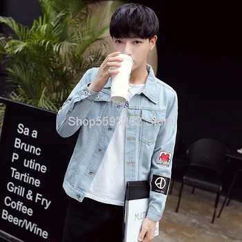 

Cowboy Jacket Slim Fit Cowboy Clothing Male Joker Cowboy Coat 616