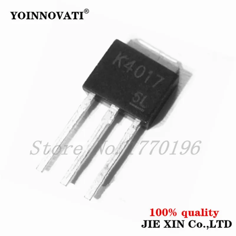 10 шт./лот 2SK4017 K4017 MOSFET N-CH 60V 5A PW-MOLD2 лучшее качество | Электронные компоненты и