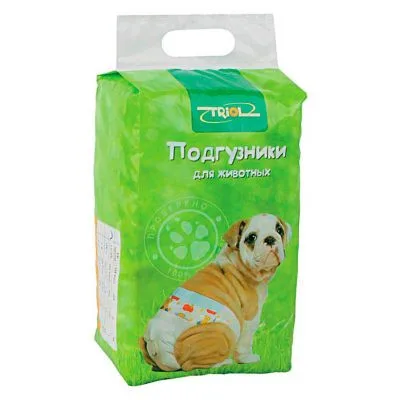 Подгузники для собак Triol XS, 22шт