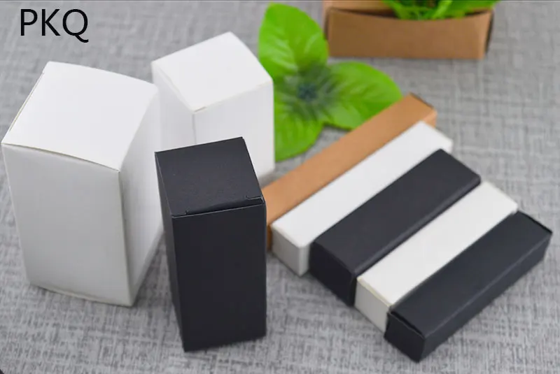 

New Handmade Jewelry soap Wrapping Cardboard box Small Kraft Paper Packing bottle jar packing Boxes mini gift packaging boxes