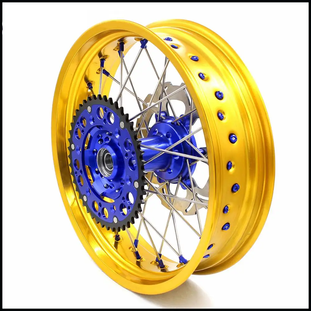 3 5/4 25 полные диски SUPERMOTO для SUZUKI DRZ400 00 04 DRZ400E 07 DRZ400S 05 18 передние 320 мм Золотые