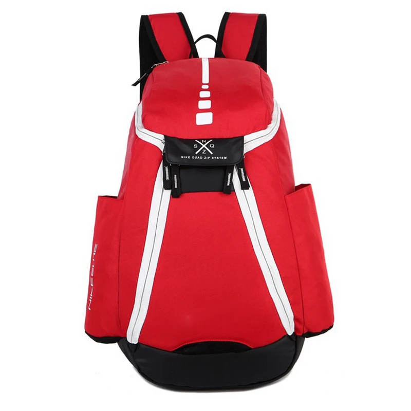 Брендовый дизайнерский мужской рюкзак для школы, сумка для ноутбука для мальчиков-подростков, рюкзак для мужчин, школьный рюкзак Mochila, США, Элитный Кевин Дюрант - Цвет: Красный