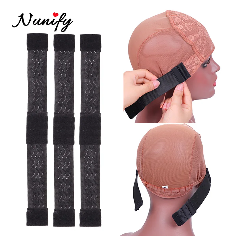 Nunify Adjustable Non Slip Elastic Band For Wigs With Removable
