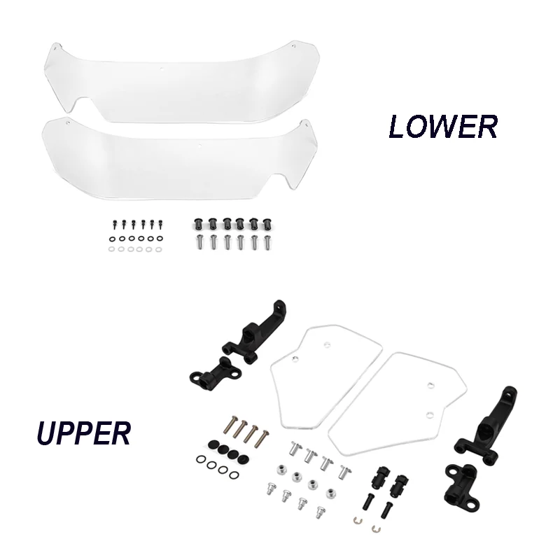 Motorcycle Accessories Upper Lower Fairing Wind Air Deflector Brackets