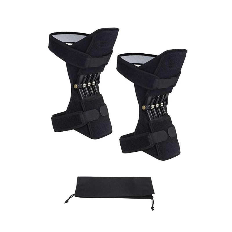Najtaniej 1 para orteza stawu skokowego nogi podporowa moc kolana stabilizator klocki rzepki Booster odbicia wiosna orteza stawu skokowego wsparcie
