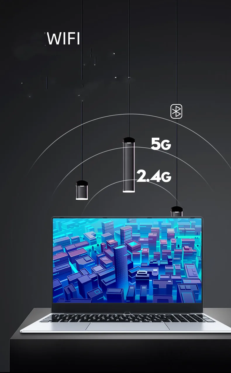 15,6 inch 8G Оперативная память 64/128/256/512/1 ТБ M.2 SSD ноутбук Тетрадь компьютер Intel J3160 QUAD CORE ОС Windows 10 ультрабук HDMI 5G WI-FI