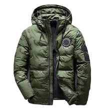 Mcikkny мужские зимние камуфляжные куртки с капюшоном, теплая Толстая парка, куртки для мужчин, теплые пуховики