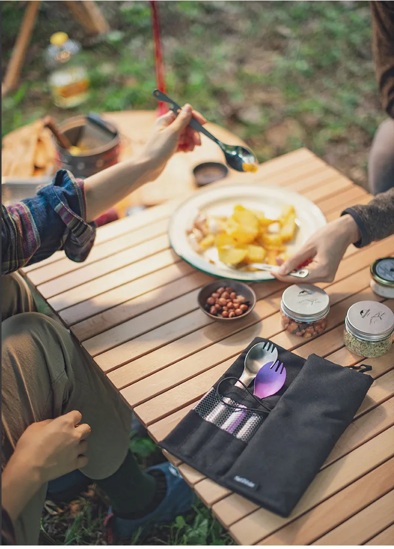Naturehike посуда мешок ширина 8 см Ткань посуда мешок палочки для еды всасывающий трубный нож вилка мешок для ложки Портативный тканевый мешок