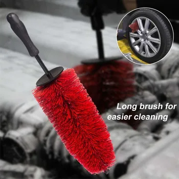 

Engine Anti-splash Truck Car Wheel Brush Long Handle Hub Washing Tools Vehicle Care Auto Tire Rim Soft Ergonomic Flexible Dust