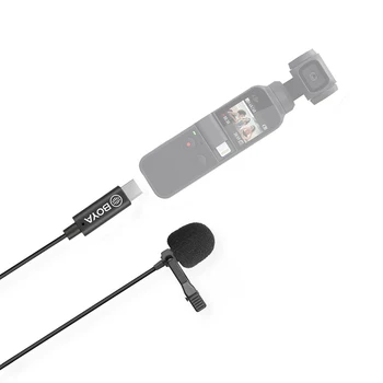 

BOYA BY-M3-OP MIC Lavalier Microphone For DJI OSMO POCKET Stabilizer Gimbal Clip-on Lapel Microphone Vlog Video