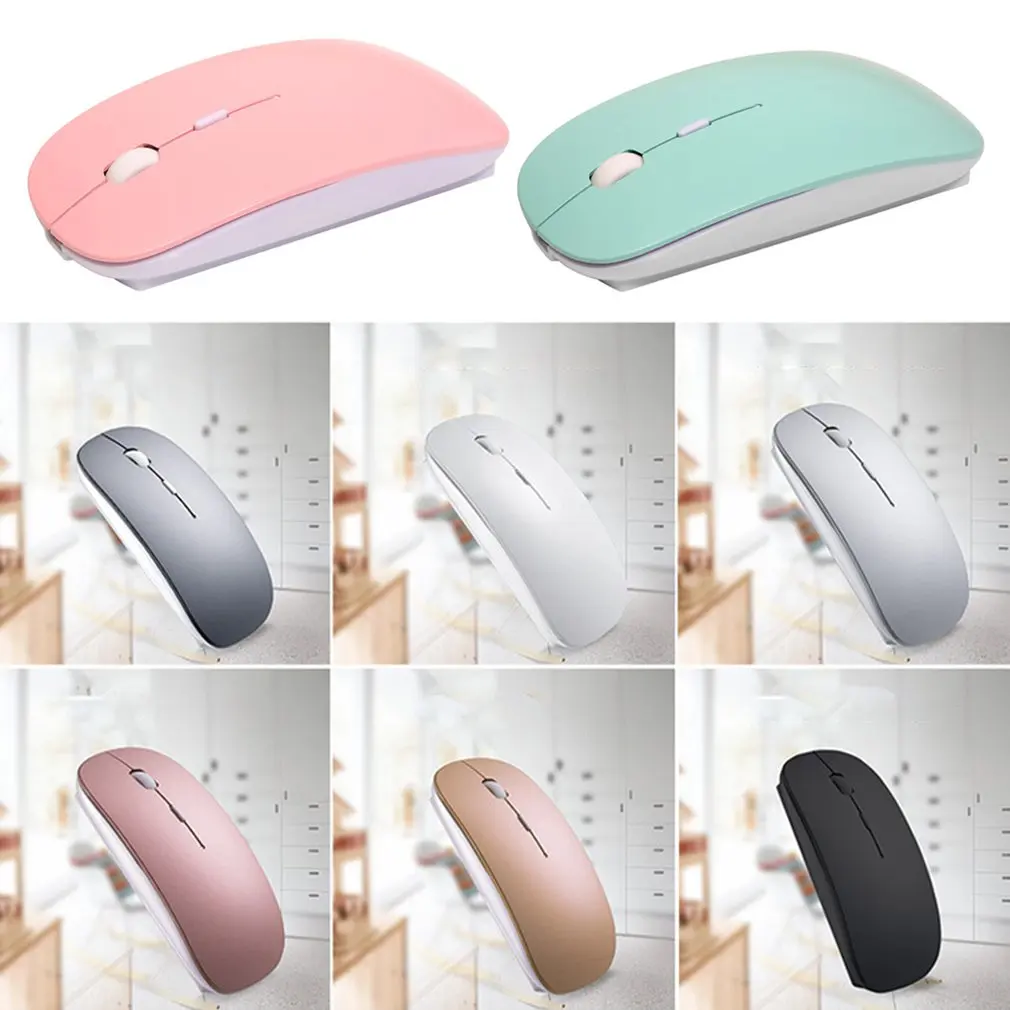 

2.4G Optical Wireless Computer Mouse Rechargeable Wireless Mouse Silent Mute Ultra Thin USB Optical Mice For PC Laptop