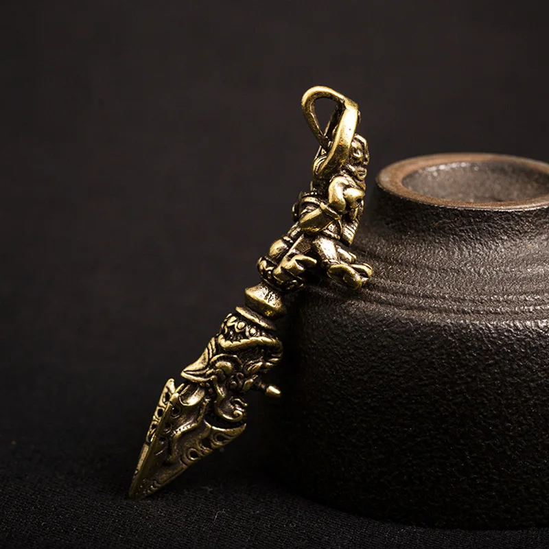 brass vajry charms (9)