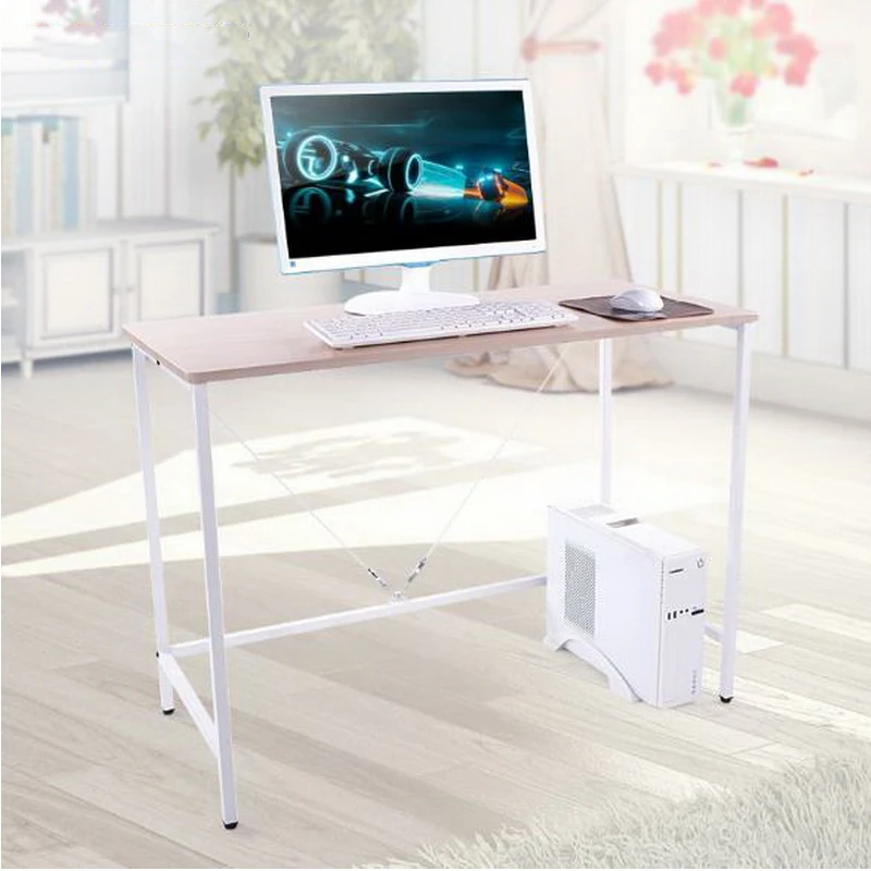 

250637/80cm steel wood computer desk / desktop home simple modern learning desk / single desk/Widen the pole