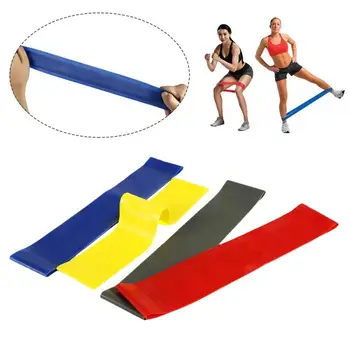 

2020 Yoga Resistance Band Exercise Loop Bands Fitness Loop Stretch Band Band Gym Equipment Training Exercise Latex Band