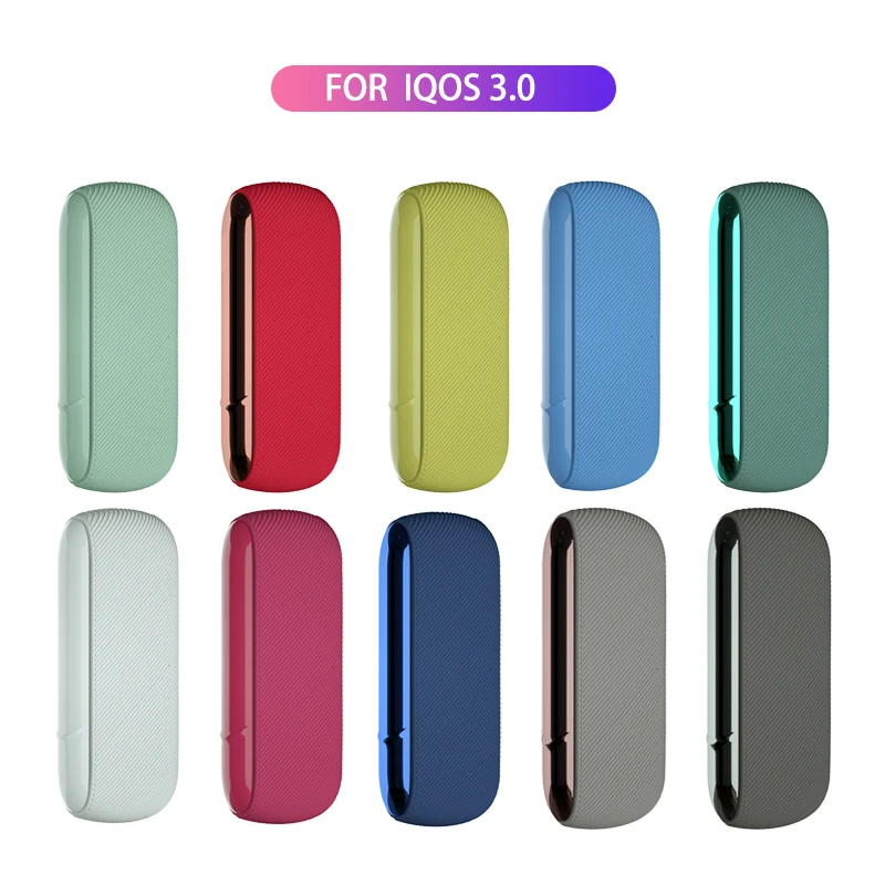 Силиконовый чехол для электронной сигареты магнитный боковой кожаный iqos 3 0