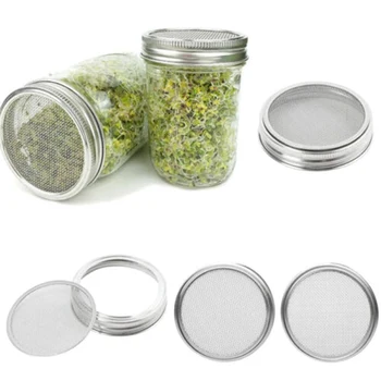 

86mm Diameter Split Mesh Cover Germination Pond Strainer Cover Food Grade Seed Germination Cover Garden Planting Tools