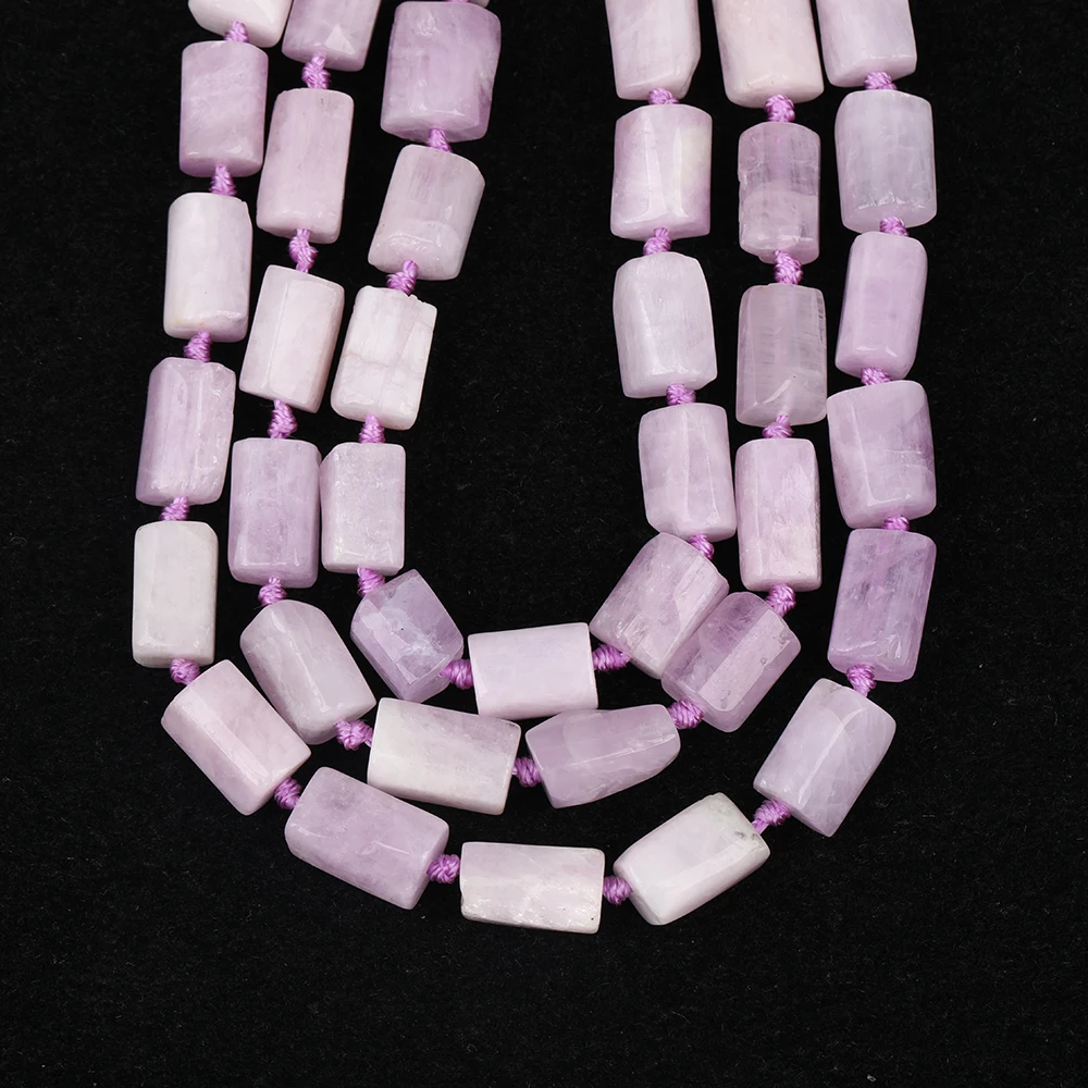 

Approx 25-36pcs/strand Natural Kunzite Crystal Nugget Rectangle Loose Beads Pendant Necklace DIY Jewelry Findings XT-06AMDE