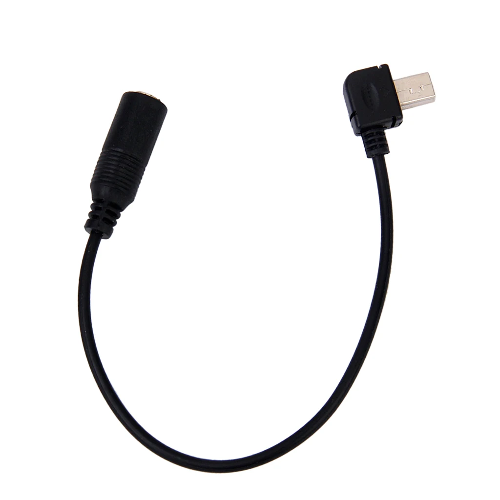 Mini USB to 3.5mm Microphone Mic Adapter Cable Cord for Gopro Hero 4/ 3/ 3+