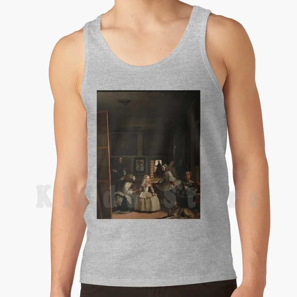 Canottiere Las Meninas, Eon Velázsf, Meninas, Eon, Velazraccia Canottiera 100% Cotone Las Meninas Diego Velázraccia