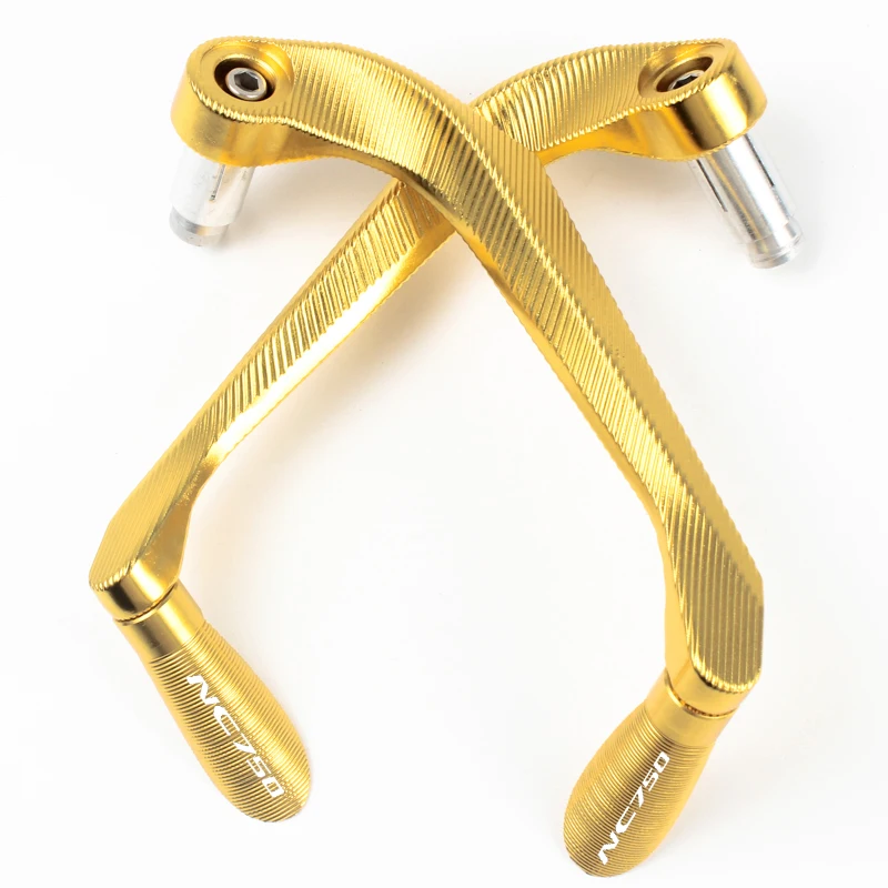 Gold CNC Ручные защитные рычаги для 2001- Honda NC750 мотоциклетные тормоза сцепления рукавицы ЧПУ Алюминиевый сплав Руль Ручка протектор - Цвет: Gold CNC