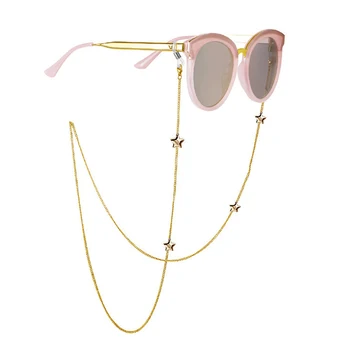 

Fashion Womens Sunglasses Eyeglass Chains Moon Stars Glasses Chain Eyewears Cord Holder Neck Strap Rope