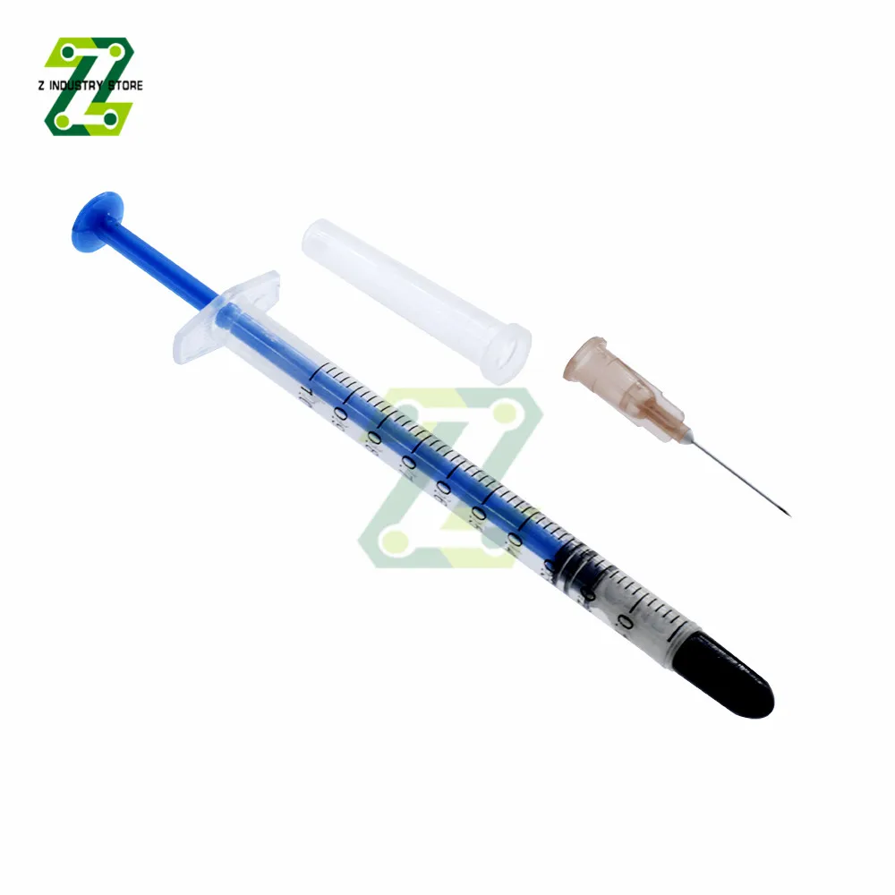 0.2/0.25/0.3/0.4/0.5/0.7/1 ml Silver Conductive Glue Wire Electrically Paste Adhesive Paint PCB Repair Needle electrical repair liquid