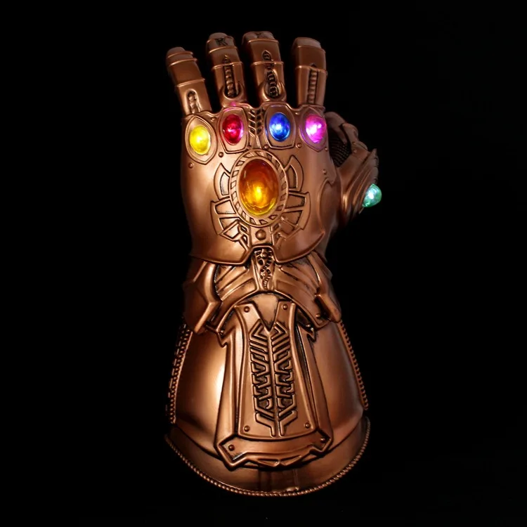 The Avengers 4 Endgame Thanos Led Infinity Gauntlet Cosplay Costumes Infinity Stones War Led Gauntlet Glove Kids Adult Size