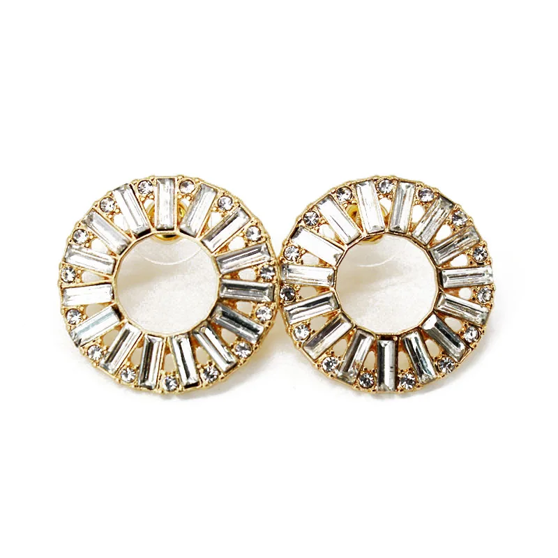 

Free Shipping New Designs Sweet Filigree Round Earring