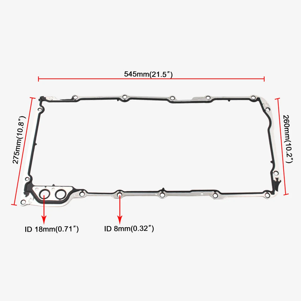 Прокладка масляного поддона для Chevrolet Pontiac LS1 LS2 LS3 LM7 LQ4 LQ9 12612350