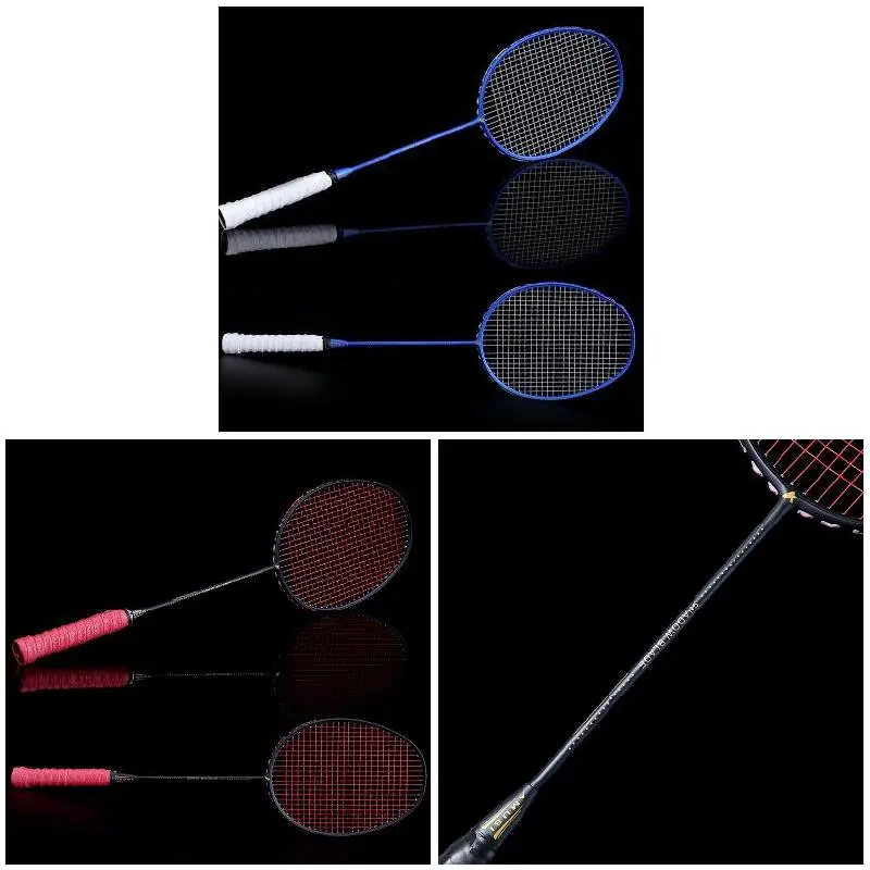 Professional Carbon Fiber Racquet Outdoor Backyard Lawn Games Activites Carrying Bag Included CIOTTOLI 100% Graphite Single High-Grade Badminton Racket G4,80-84Grams,22-24lbs 