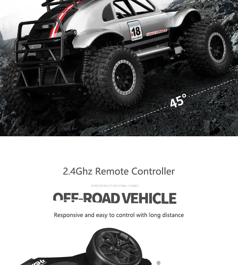 1:14 RC Beetle Rock Crawlers Car 2,4G машина на пульте дистанционного управления 25 км/ч внедорожные транспортные средства автомобиль игрушки для детей подарок