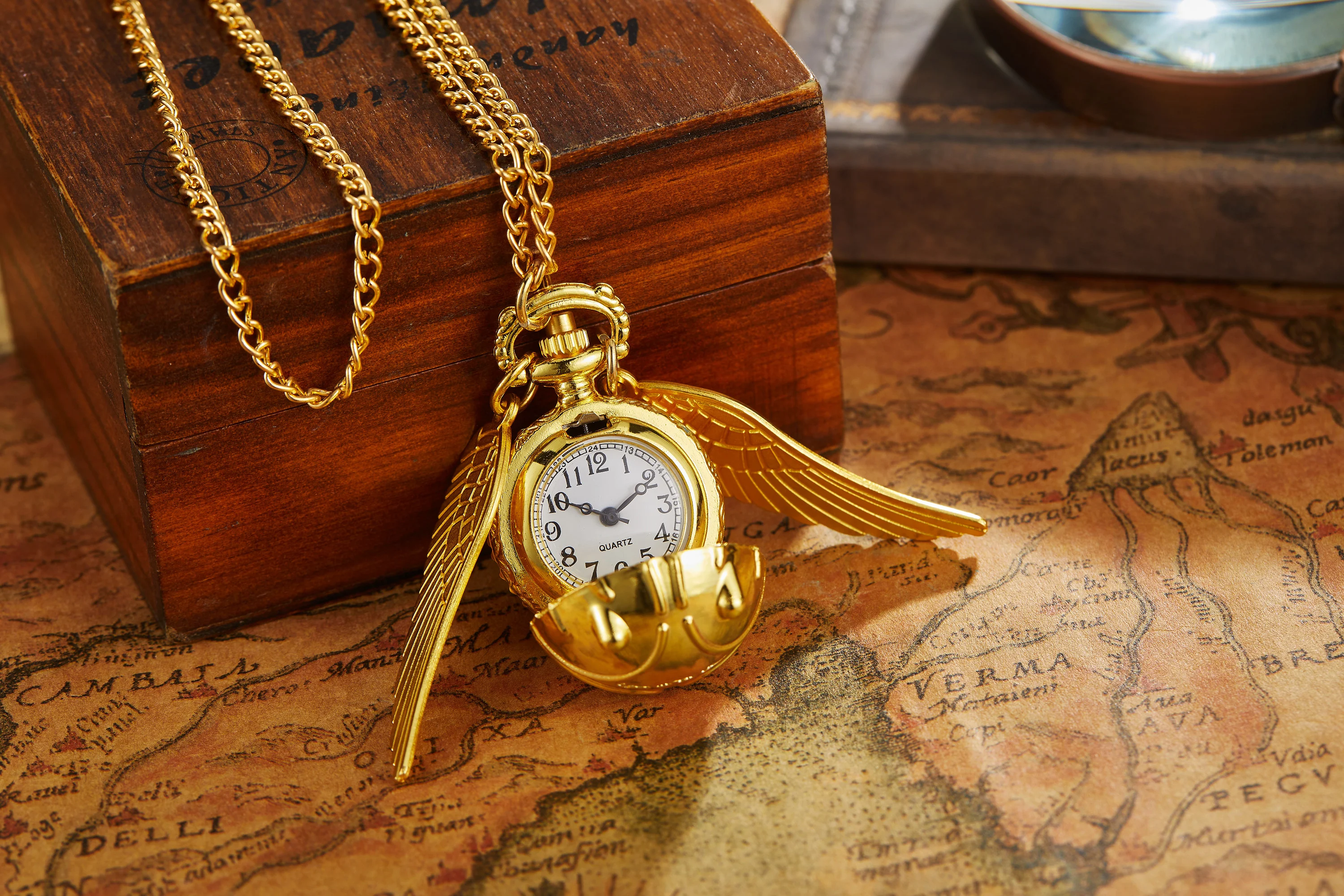 Pendant Watches Pocket Watch Buy Online Antique Mini Smooth Wings
