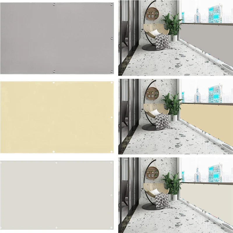 Sunshade Net Sun Shade Sail Shade Mesh Sun Shade Sunshade Cloth 5 Colors Polyester Waterproof Balcony Safety Privacy Screen Net