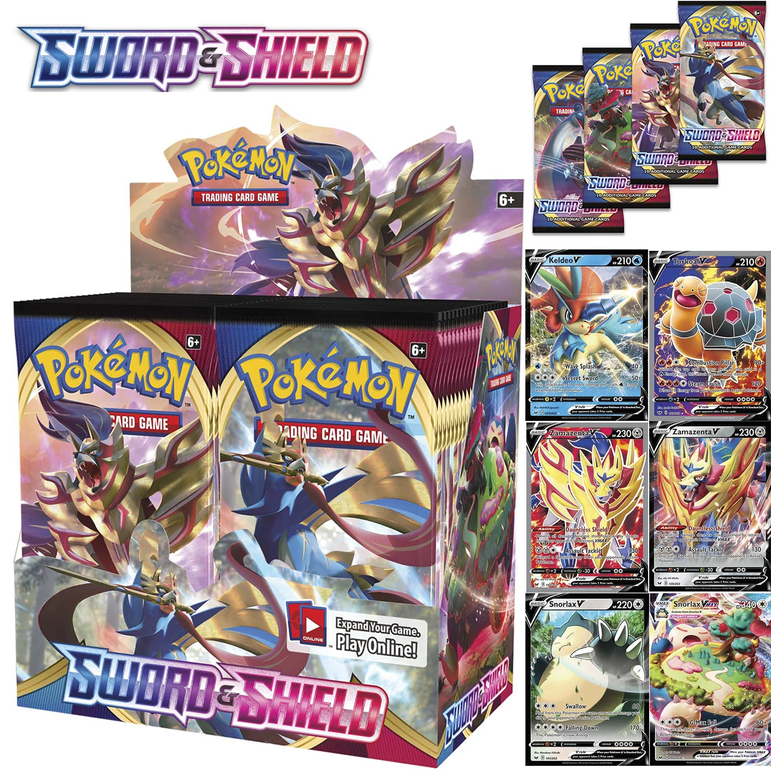 2020 Newest 324Pcs Pokemon Cards TCG: Sword & Shield Booster Box  Collectible Trading Card Game High quality cards|Game Collection Cards| -  AliExpress