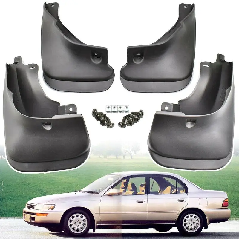 

Car Mud Flaps Front Rear Mudguard Splash Guards Fender Mudflaps For Toyota Corolla Sedan 1993-1998 E100 AE100 AE102 101